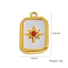 Wholesale Jewelry Titanium Steel Stainless Steel Oil Dripping Plants And Flowers Style Allmatch Jewelry Accessories