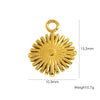 Wholesale Jewelry Titanium Steel Stainless Steel Oil Dripping Plants And Flowers Style Allmatch Jewelry Accessories