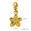 Wholesale Jewelry Titanium Steel Stainless Steel Oil Dripping Plants And Flowers Style Allmatch Jewelry Accessories