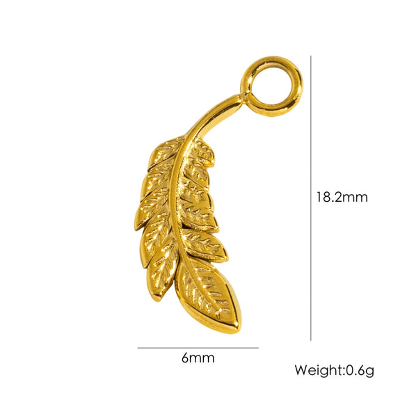 Wholesale Jewelry Titanium Steel Stainless Steel Oil Dripping Plants And Flowers Style Allmatch Jewelry Accessories
