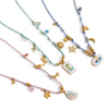 Wholesale Jewelry Titanium Steel Stainless Steel Old Style Geometric Multilayer Stacked Oil Dripping Women's Clavicle Chain Necklace