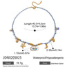 Wholesale Jewelry Titanium Steel Stainless Steel Old Style Geometric Multilayer Stacked Oil Dripping Women's Clavicle Chain Necklace