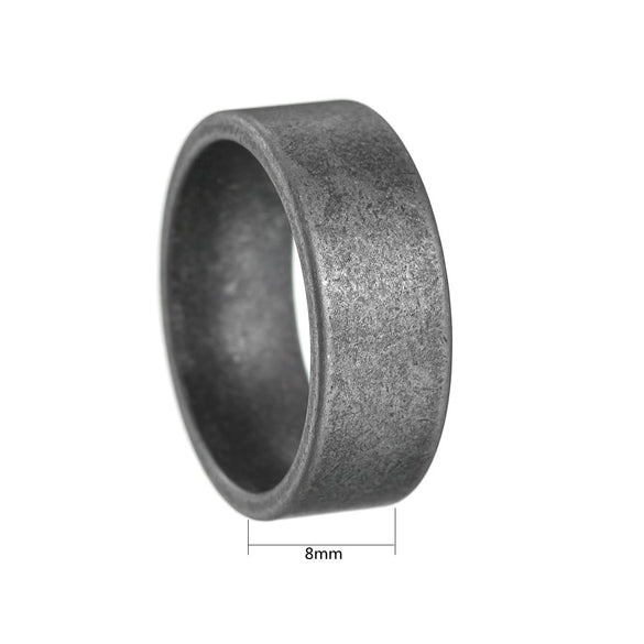 Wholesale Jewelry Titanium Steel Unisex Ring Bracelet With Ancient Silver Style And Letters Numbers Text Pattern Electroplated