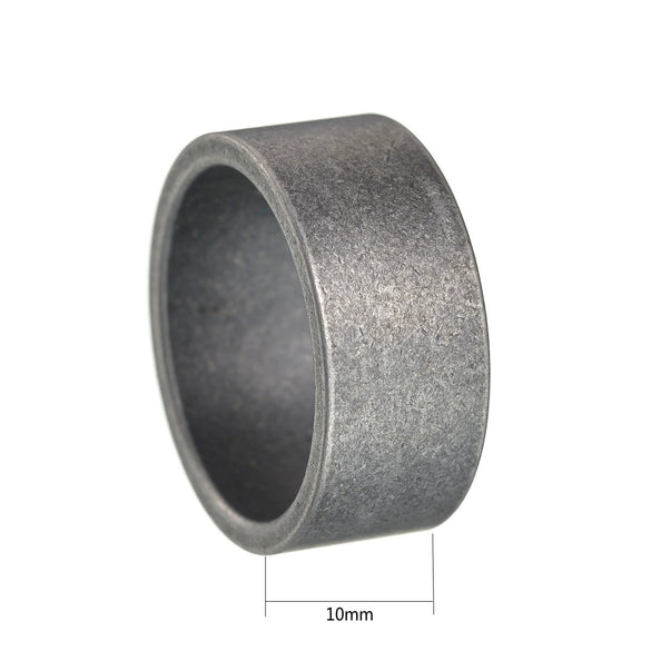Wholesale Jewelry Titanium Steel Unisex Ring Bracelet With Ancient Silver Style And Letters Numbers Text Pattern Electroplated