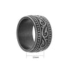 Wholesale Jewelry Titanium Steel Unisex Ring Bracelet With Ancient Silver Style And Letters Numbers Text Pattern Electroplated