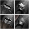 Wholesale Jewelry Titanium Steel Unisex Ring Bracelet With Ancient Silver Style And Letters Numbers Text Pattern Electroplated
