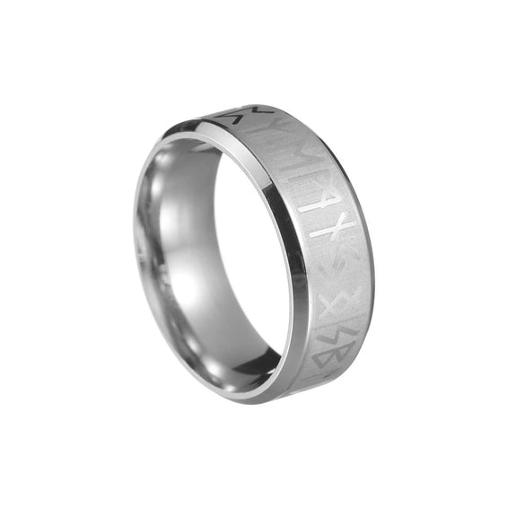 Wholesale Jewelry Titanium Steel Viking Geometric Pattern Electroplating Men's Ring And Bracelet