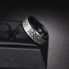 Wholesale Jewelry Titanium Steel Viking Style Geometric Electroplating Threepiece Set Ring