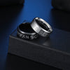 Wholesale Jewelry Titanium Steel Viking Style Geometric Electroplating Threepiece Set Ring