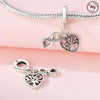 Wholesale Jewelry Travel Style Airplane 925 Sterling Silver Dripping Oil Pendant Bracelet Beads