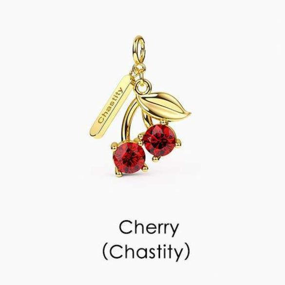 Wholesale Jewelry Tropical Fruit Copper Titanium Steel Electroplating Pendant Necklace Bracelet
