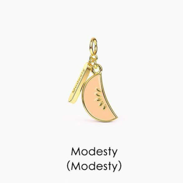 Wholesale Jewelry Tropical Fruit Geometric Copper Titanium Steel Electroplated Pendant Necklace Bracelet