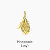 Wholesale Jewelry Tropical Fruit Geometric Copper Titanium Steel Electroplated Pendant Necklace Bracelet