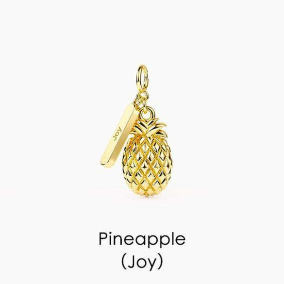 Wholesale Jewelry Tropical Fruit Geometric Pendant Necklace And Bracelet Copper Titanium Steel Electroplating Handmade