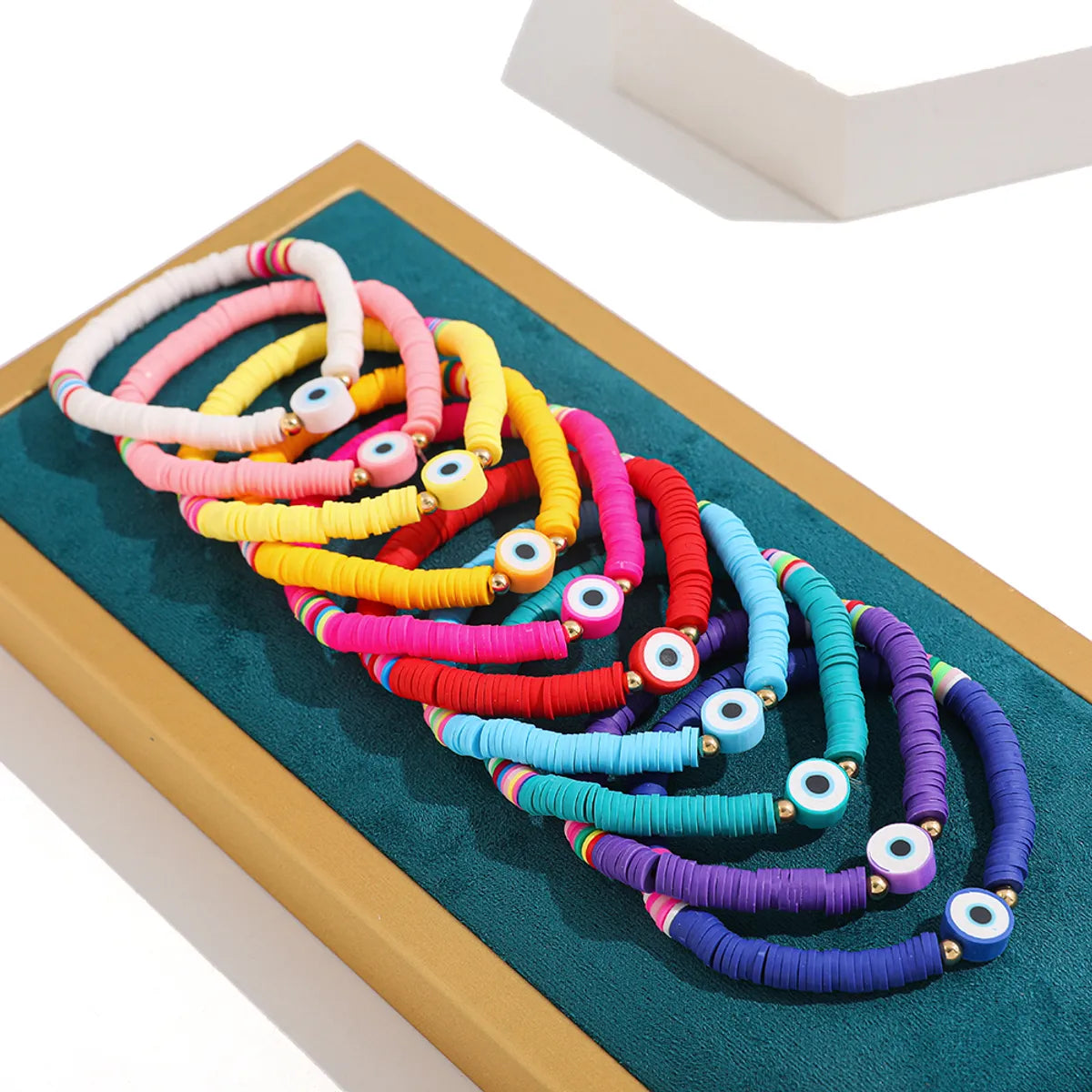 Tropical Round Soft Clay Wholesale Bracelets