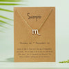 Wholesale Jewelry Twelve Constellation Symbol Inlaid Rhinestone Necklace Gooddiy