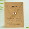 Wholesale Jewelry Twelve Constellation Symbol Inlaid Rhinestone Necklace Gooddiy