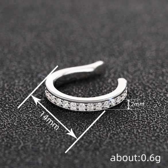 Wholesale Jewelry Unique Style Copper Inlaid Zircon Women's Ear Hanging