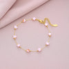 Wholesale Jewelry Vacation Beach Sweet Star Heart Shape 304 Stainless Steel 18K Gold Plated Plating Anklet