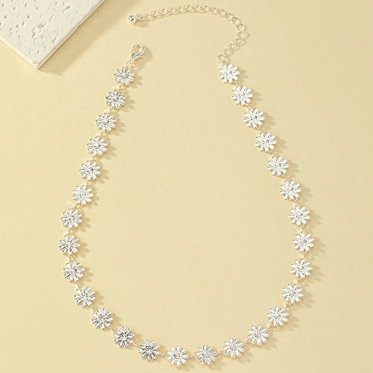 Vacation Pastoral Daisy Alloy Plating Women's Necklace