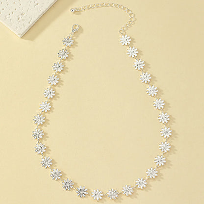 Vacation Pastoral Daisy Alloy Plating Women's Necklace