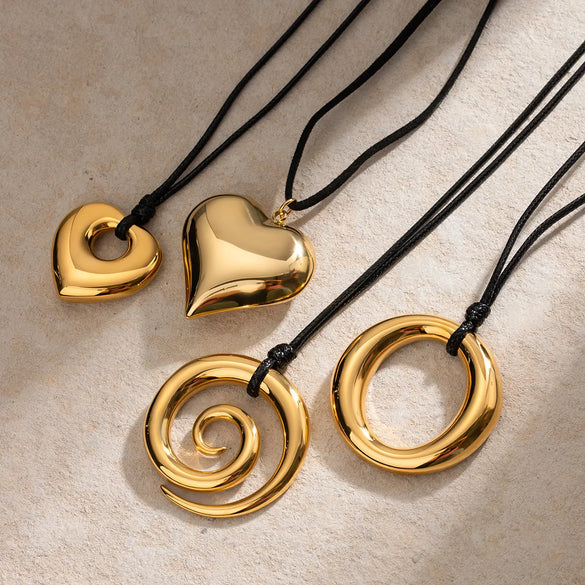 Wholesale Jewelry Vacation Simple Style Heart Shape 304 Stainless Steel Zircon 18K Gold Plated Plating Earrings Necklace