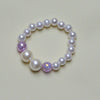 Wholesale Jewelry Vacation Starfish Mermaid Shell Imitation Pearl Alloy Charm Bracelets
