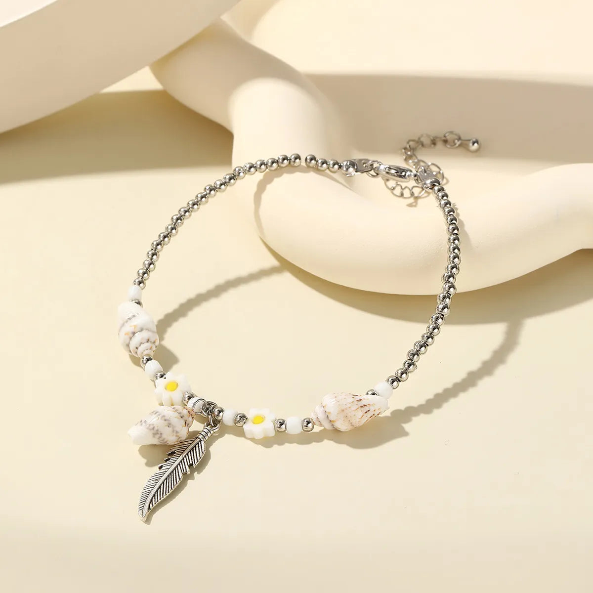 Wholesale Jewelry Vacation Tortoise Starfish Conch Imitation Pearl Alloy Shell Beaded Bracelets