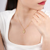 Wholesale Jewelry Vintage Dropping Tulip 925 Sterling Silver Electroplated Necklace For Women