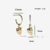 Wholesale Jewelry Vintage Fruit Style Strawberry Copper Oshaped Chain Pendant Necklace Earrings With Geometric Pattern And Electroplating