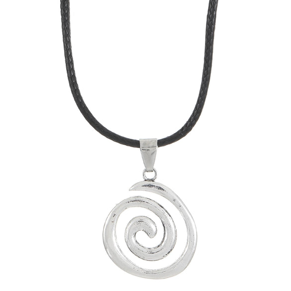 Wholesale Jewelry Vintage Geometric Alloy Pendant With Handwoven Leather Rope And Electroplating Treatment For Men And Women