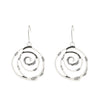 Wholesale Jewelry Vintage Geometric Alloy Round Hollow Vortex Earrings For Women
