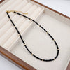 Wholesale Jewelry Vintage Geometric Artificial Crystal Beaded Clavicle Chain