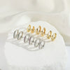Wholesale Jewelry Vintage Geometric Copper Electroplated Earrings For Women