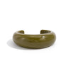 Wholesale Jewelry Vintage Geometric Resin Arc Glossy Open Handmade Bracelet