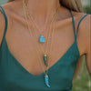 Wholesale Jewelry Vintage Style Geometric Copper Beaded Necklace With Electroplating