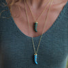 Wholesale Jewelry Vintage Style Geometric Copper Beaded Necklace With Electroplating
