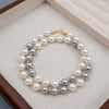 Wholesale Jewelry Vintage Style Geometric Imitation Pearl Ball Chain Necklace Handmade