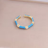 Wholesale Jewelry Vintage Style Oil Drop Copper Geometric Ring For Women