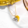Wholesale Jewelry Vintage Style Simple Style Heart Shape 304 Stainless Steel 18K Gold Plated Jewelry Set