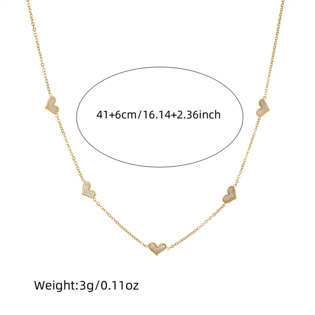 Wholesale Jewelry Vintage Style Sweet Heart Shape 304 Stainless Steel Shell 18K Gold Plated Inlay Jewelry Set