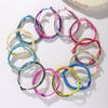 Wholesale Jewelry Waterproof Wax Thread Hand Woven Bohemian Geometric Friendship Bracelet Set For Women
