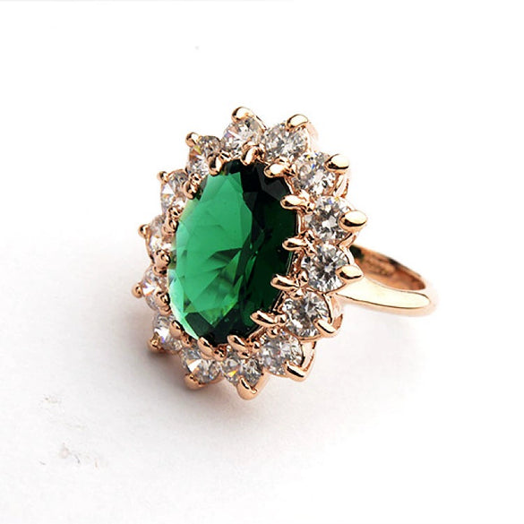 Wholesale Jewelry Women's Metal Geometric Rings Gold Plated