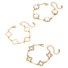 Wholesale Jewelry Women's Unisex Electroplated Alloy Bracelet With Letter Number Text Pattern