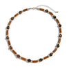 Wholesale Jewelry Wooden Beaded Geometric Bamboo Chain Necklace Handmade Male Accessories
