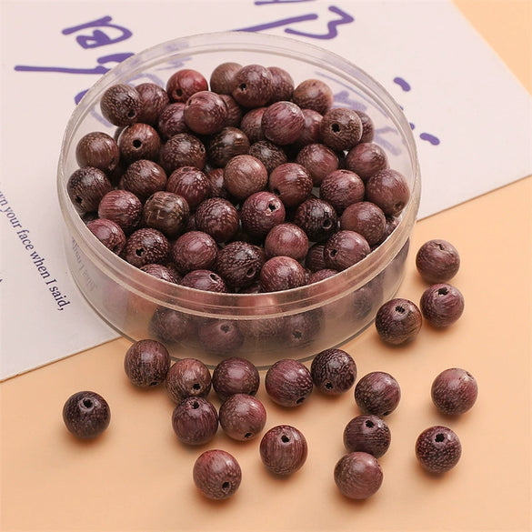 Wholesale Jewelry Wooden Round Bead Antique Handmade Oil Treated Beaded Bracelet Accessories