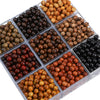 Wholesale Jewelry Wooden Round Bead Antique Handmade Oil Treated Beaded Bracelet Accessories
