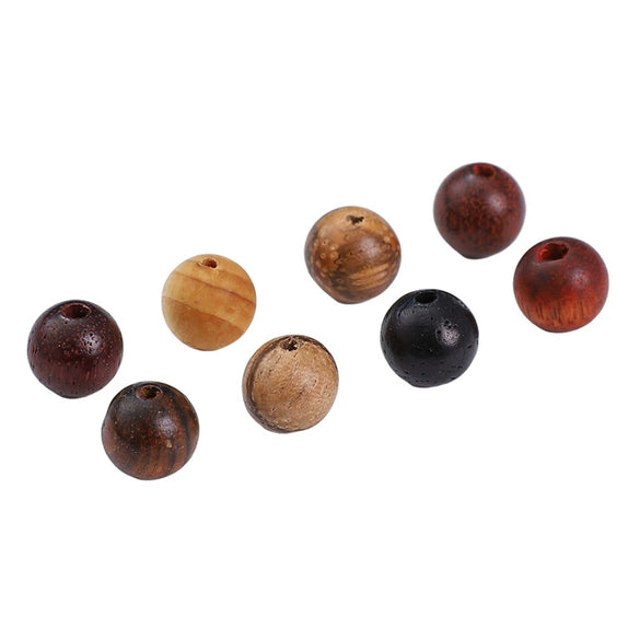 Wholesale Jewelry Wooden Round Bead Antique Handmade Oil Treated Beaded Bracelet Accessories