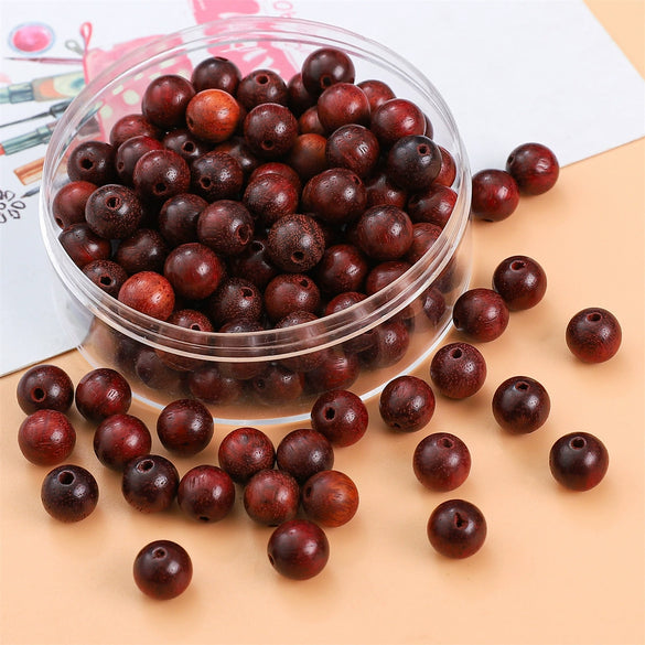 Wholesale Jewelry Wooden Round Bead Antique Handmade Oil Treated Beaded Bracelet Accessories