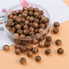 Wholesale Jewelry Wooden Round Bead Antique Handmade Oil Treated Beaded Bracelet Accessories